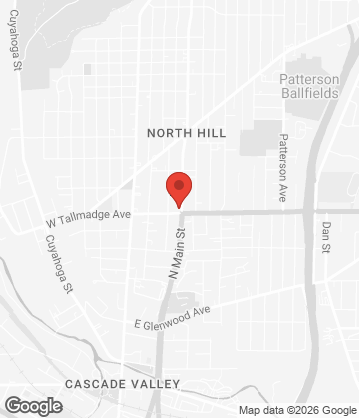 Map of Emidios Pizza - 636 N Main St, AKRON, OH, 44310, US
